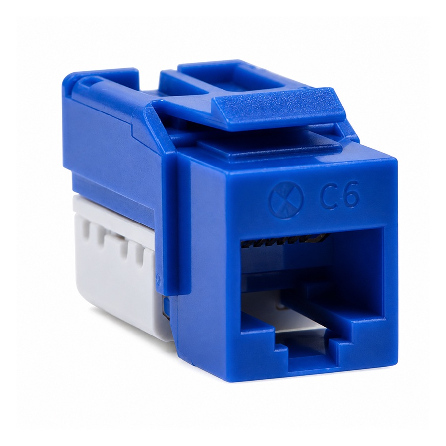 CONECTOR JACK CAT6 AZUL 102010004