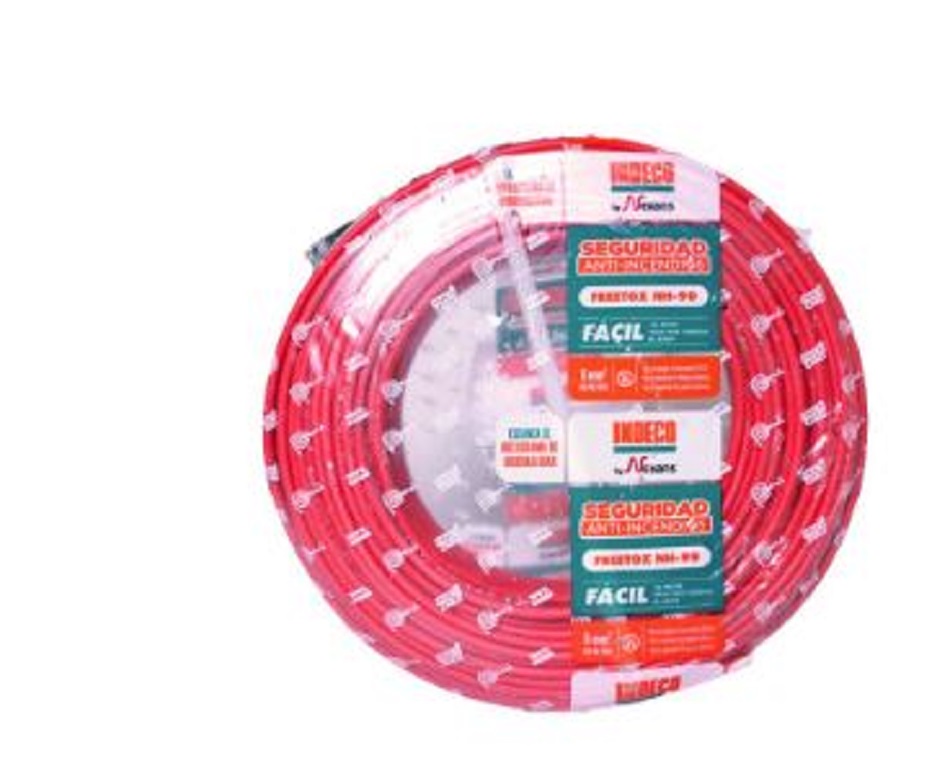 CONDUCTOR ELECTRICO 750V LIBRE HALOGENO 2.5MM2 ROJO FREETOX-PC NH90