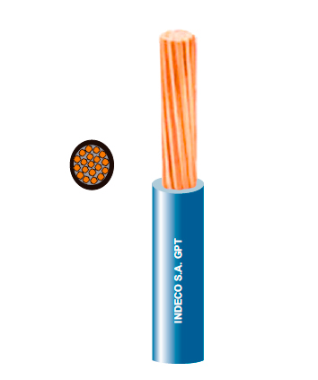 CONDUCTOR ELECTRICO 300V 12AWG AZUL AUTOMOTRIZ GPT-3