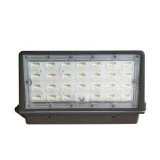 LUMINARIA LED REFLECTOR 28W 120-277V 6500K IP65 GRIS WALL PACK