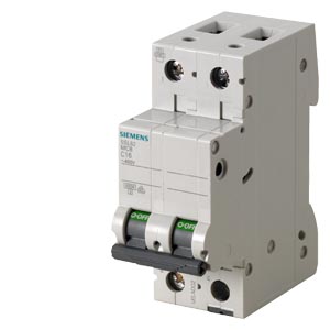 INTERRUPTOR AUT TERMOMAG P/RIEL 2P 6A 220-240VAC 10/6KA 5SL6206-7MB