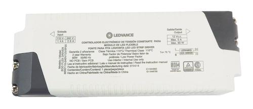 DRIVER LED 60W 100-240V 12V IP20 ECO FLEX