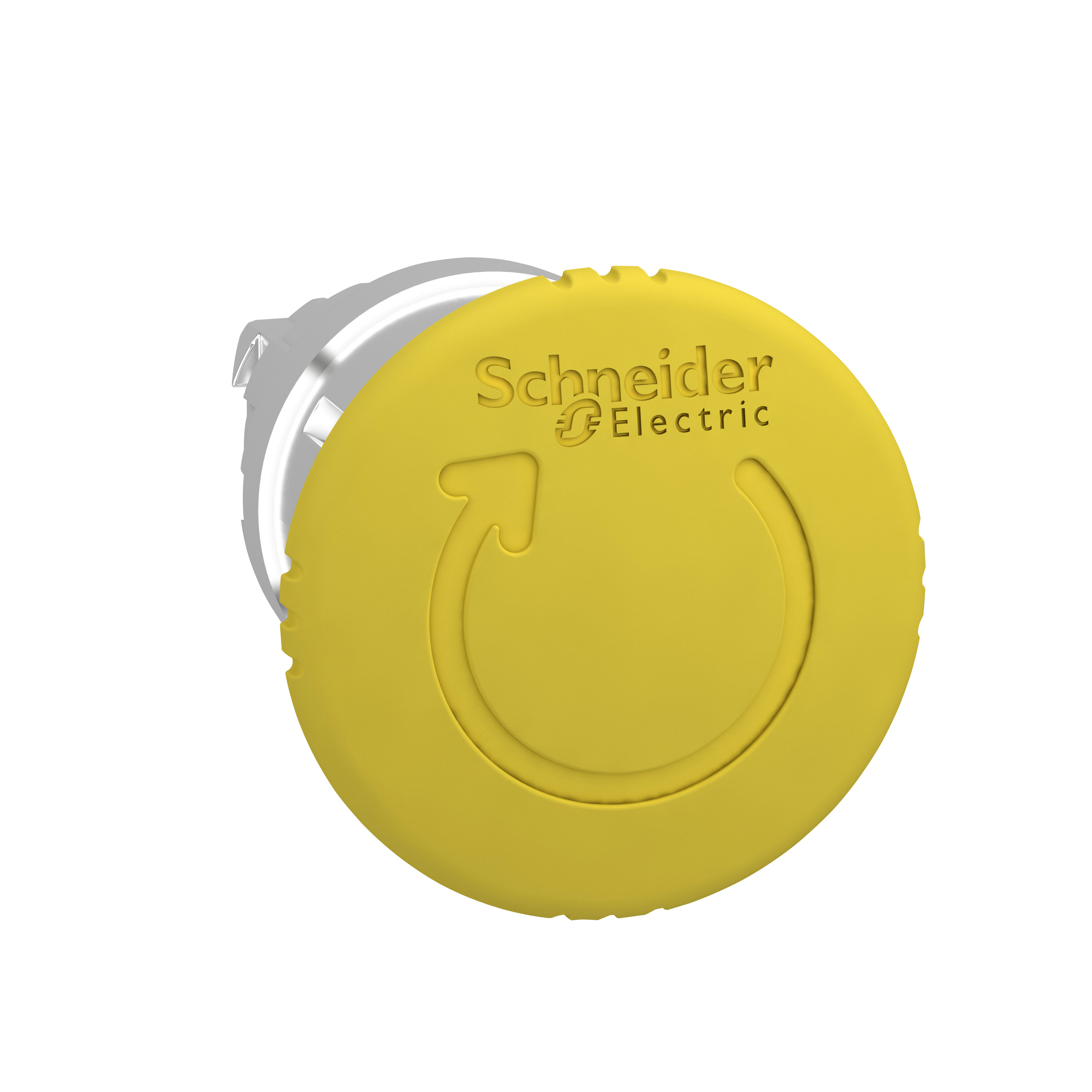 CABEZA PULSADOR PARADA EMERG HONGO 40MM AMARILLO 22MM HARMONY ZB4BS55