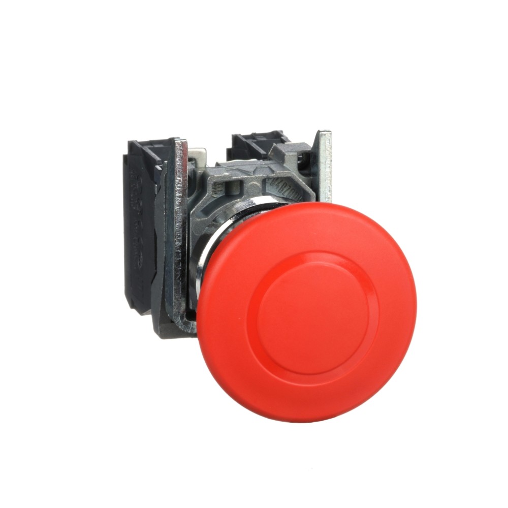 PULSADOR PARADA EMERG HONGO 40MM ROJO 22MM 1NA+1NC HARMONY XB4BT845