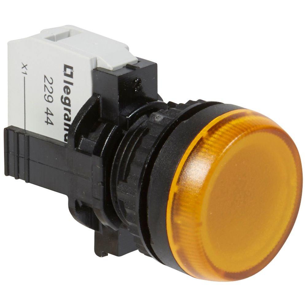 LUZ PILOTO PLAST AMARILLO 22MM 230VAC LED OSMOZ 023794