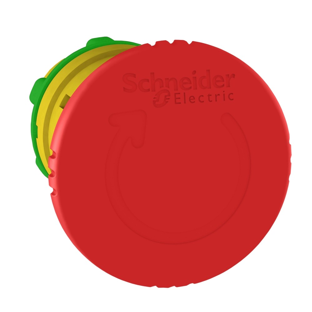 CABEZA PULSADOR PARADA EMERG HONGO 40MM ROJO 22MM HARMONY ZB5AS844