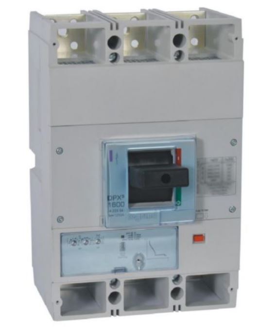 INTERRUPTOR AUT CAJA MOLD 3P TM REGUL 500-1250A 50KA 400VAC S1 DPX3 1600 422554