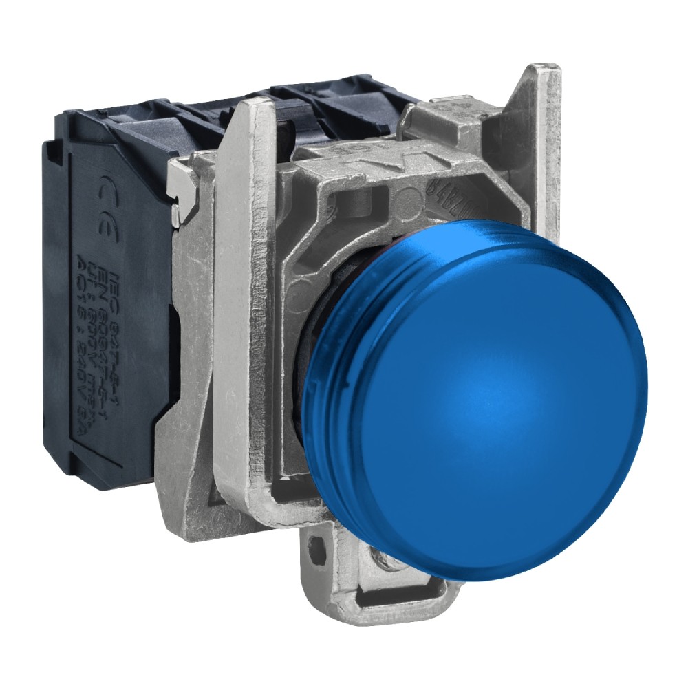 LUZ PILOTO METAL AZUL 22MM 110/120VAC LED HARMONY XB4BVG6