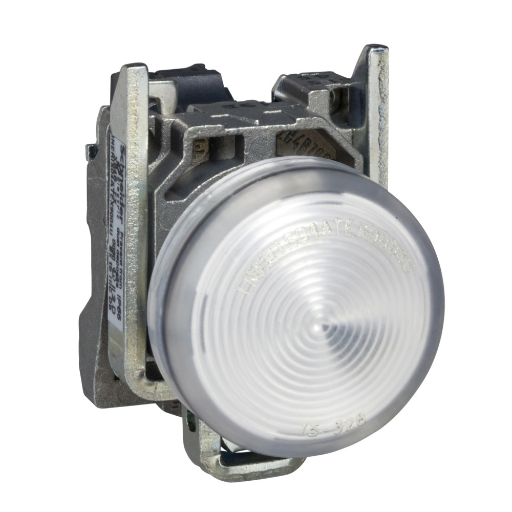 LUZ PILOTO METAL BLANCO 22MM 110/120VAC LED HARMONY XB4BVG1