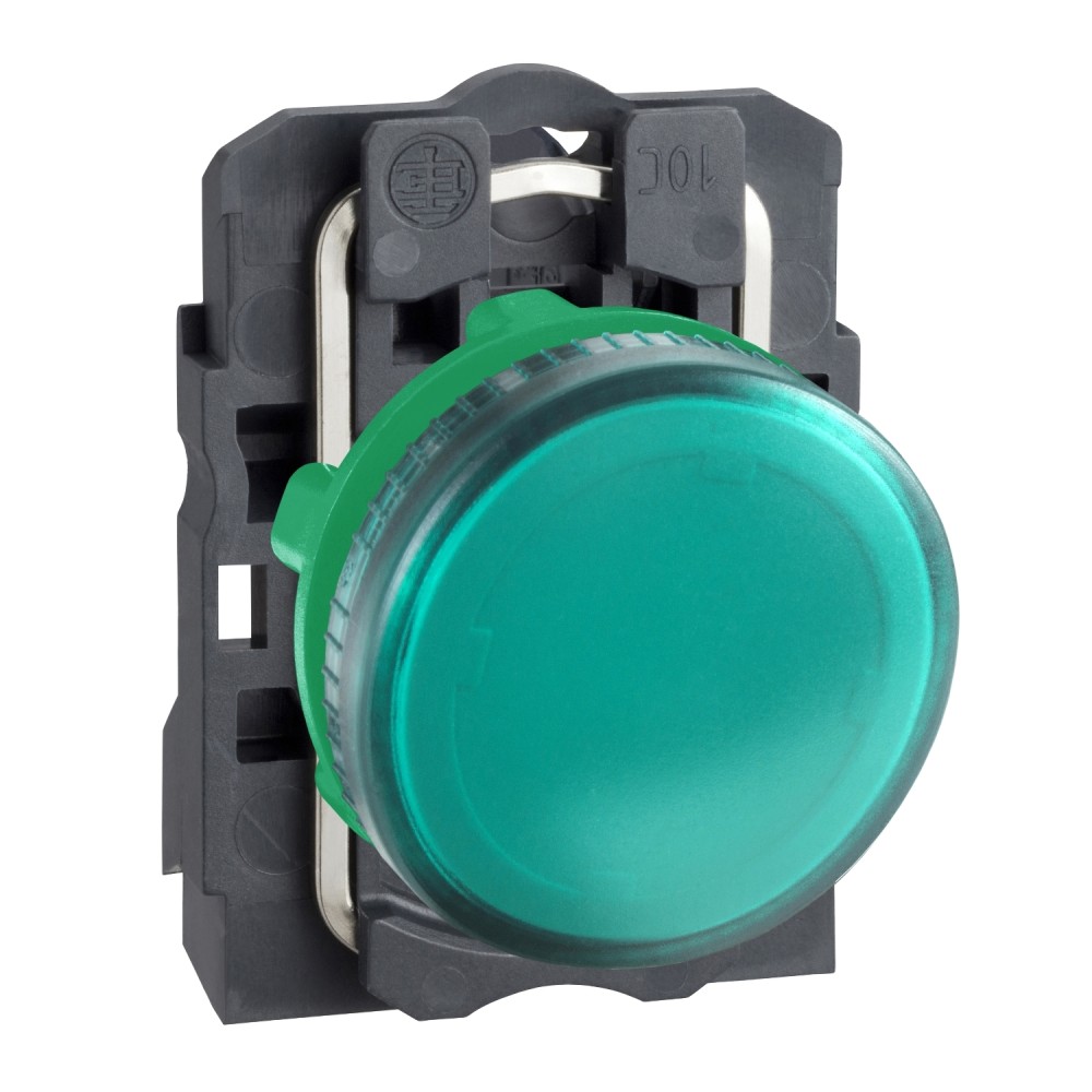 LUZ PILOTO PLAST VERDE 22MM 250VAC S/LAMPARA HARMONY XB5AV63