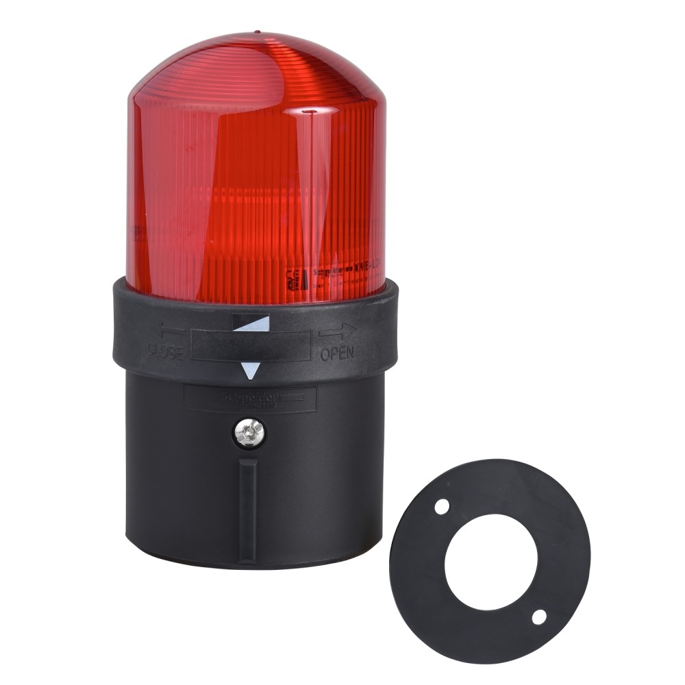 BALIZA C/LED INTERMIT ROJO 48-230VAC 70MM C/BASE BA15D 70MM HARMONY XVBL4M4