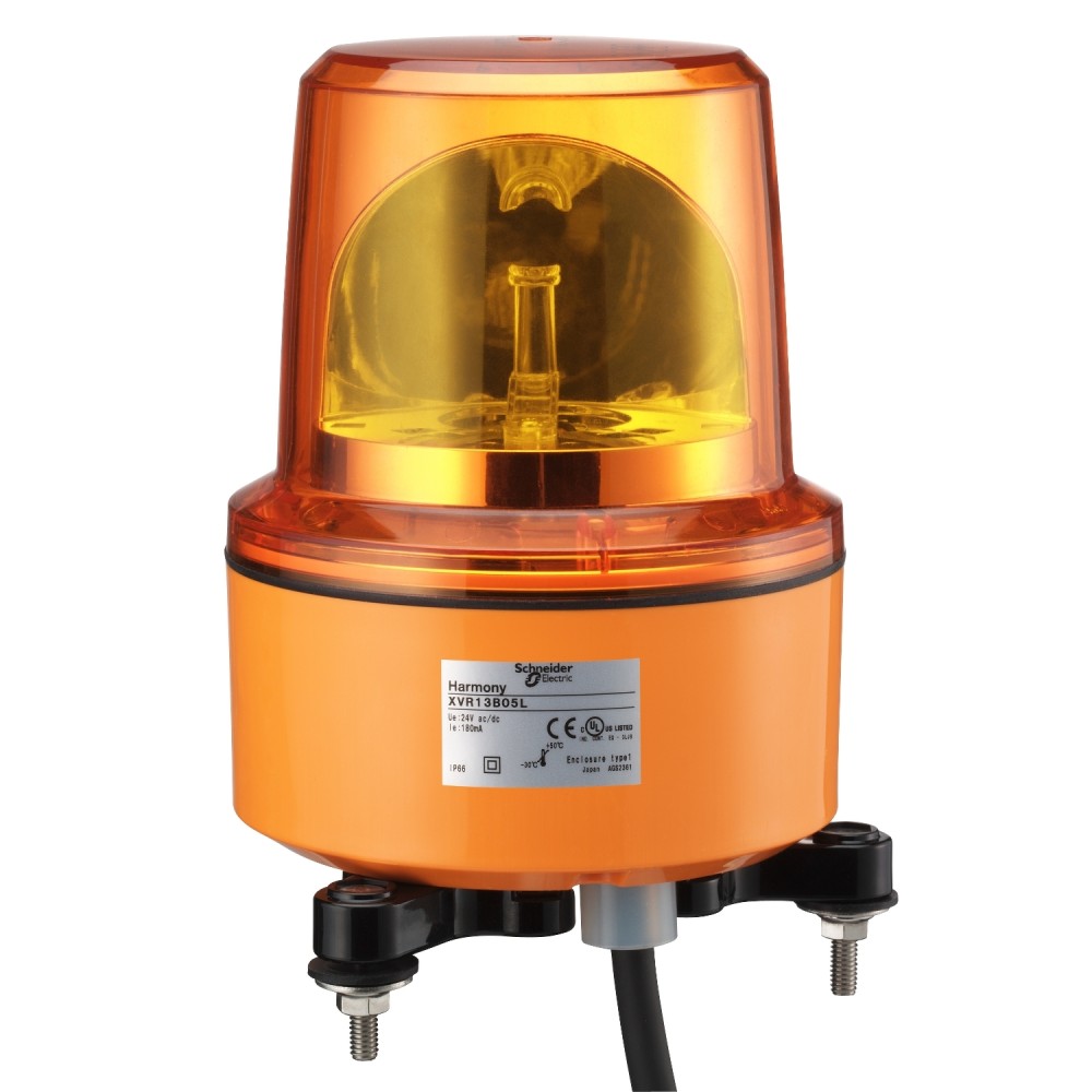 BALIZA C/LED LUZ ROTATIVA ROJO 120VAC 130MM HARMONY XVR13G04L
