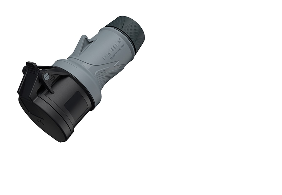 TOMA INDUSTRIAL AEREO 3P+T 500V 32A NEGRO 7H IP54 POWERTOP XTRA