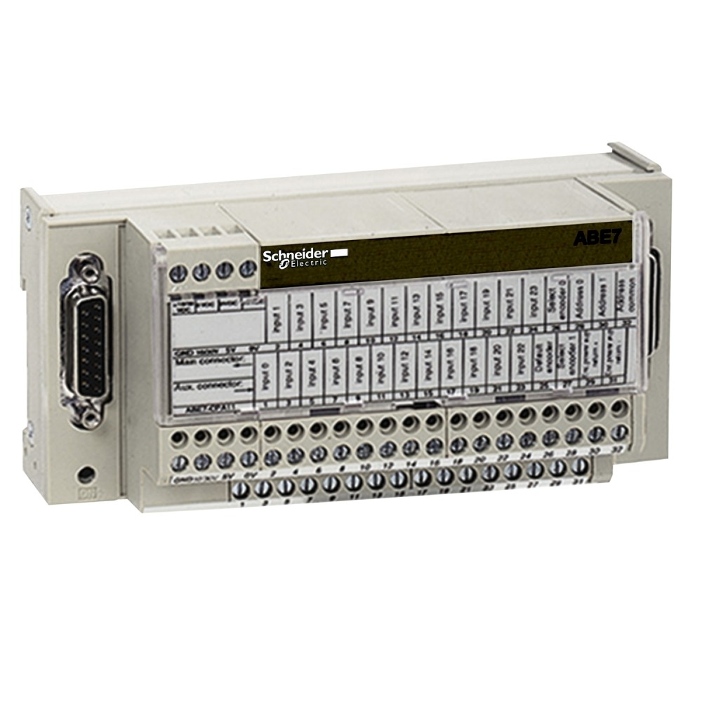 BASE CONEXIÓN 8 I/O ANALOGICAS INTEGRADAS PARA MICRO ABE-7CPA01 MODICON