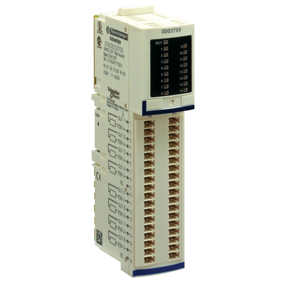 MODULO SALIDA DIGITAL 16S 24VDC MODICON STBDDO3705