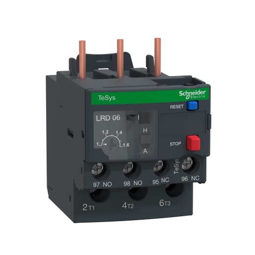 RELE SOBRECARGA TERMICO 1-1.6A 1NA+1NC TESYS LRD06