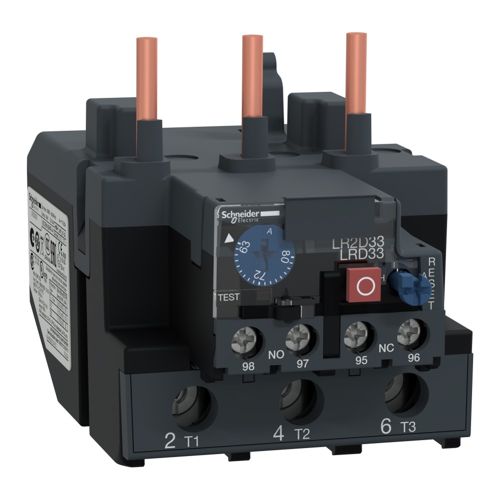 RELE SOBRECARGA TERMICO 63-80A 1NA+1NC TESYS LRD3363
