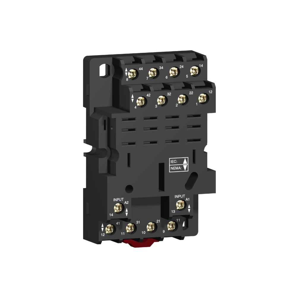 BASE DE FIJACION P/ RELE 250VAC 4 NANC  ZELIO  RPZF4