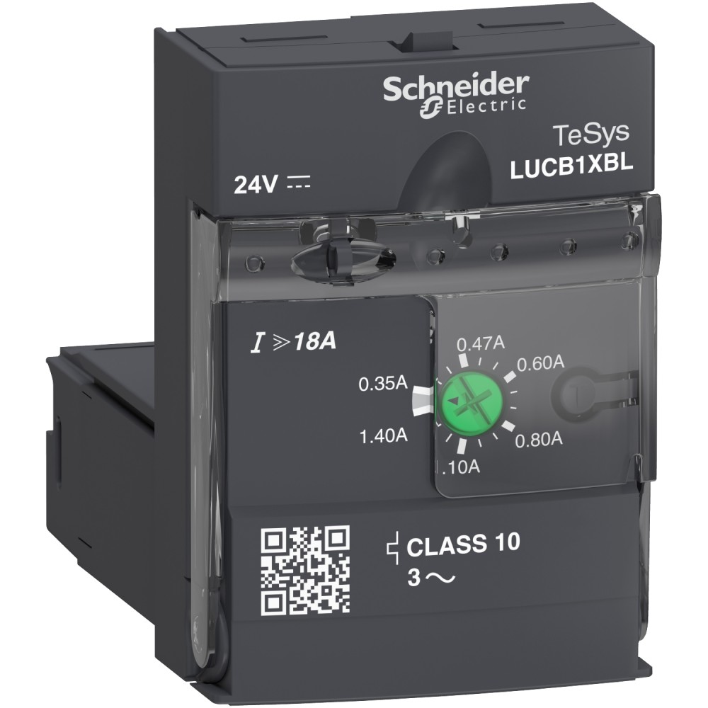 UNIDAD CONTROL AVANZADA 3F C10 3P 0.35 1.4A 24V DC LUCB1XBL