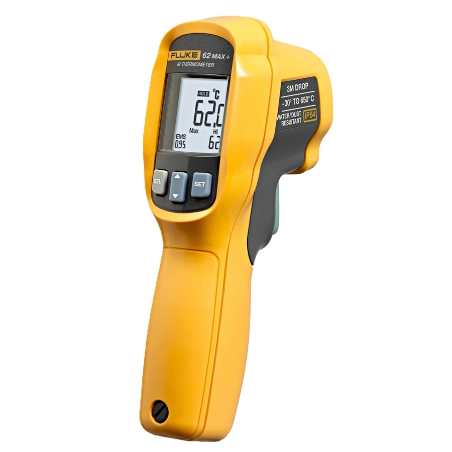TERMOMETRO INFRAROJO -30 A 65 RESOLUCION 12.1 T/PISTOLA FLUKE-62 MAX+ ESPR