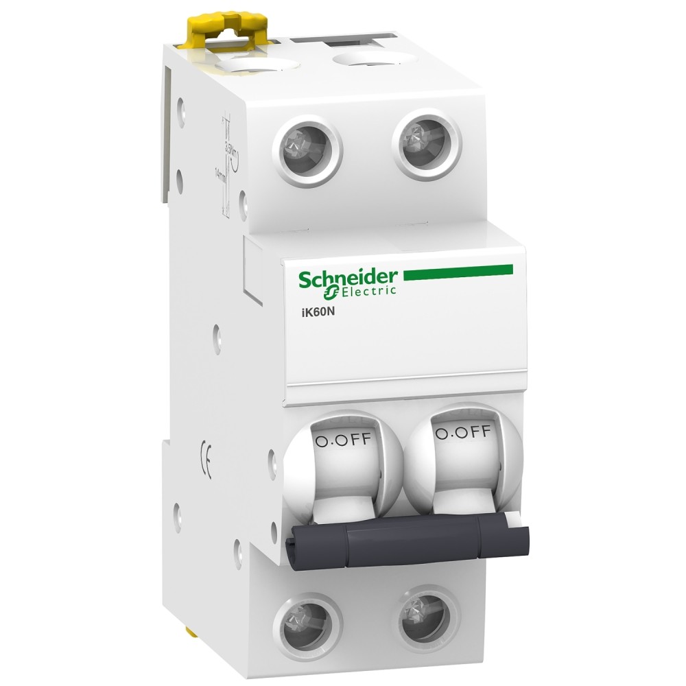 INTERRUPTOR AUT TERMOMAG P/RIEL 2P 32A 230/400VAC 10/5KA IK60N A9K24232