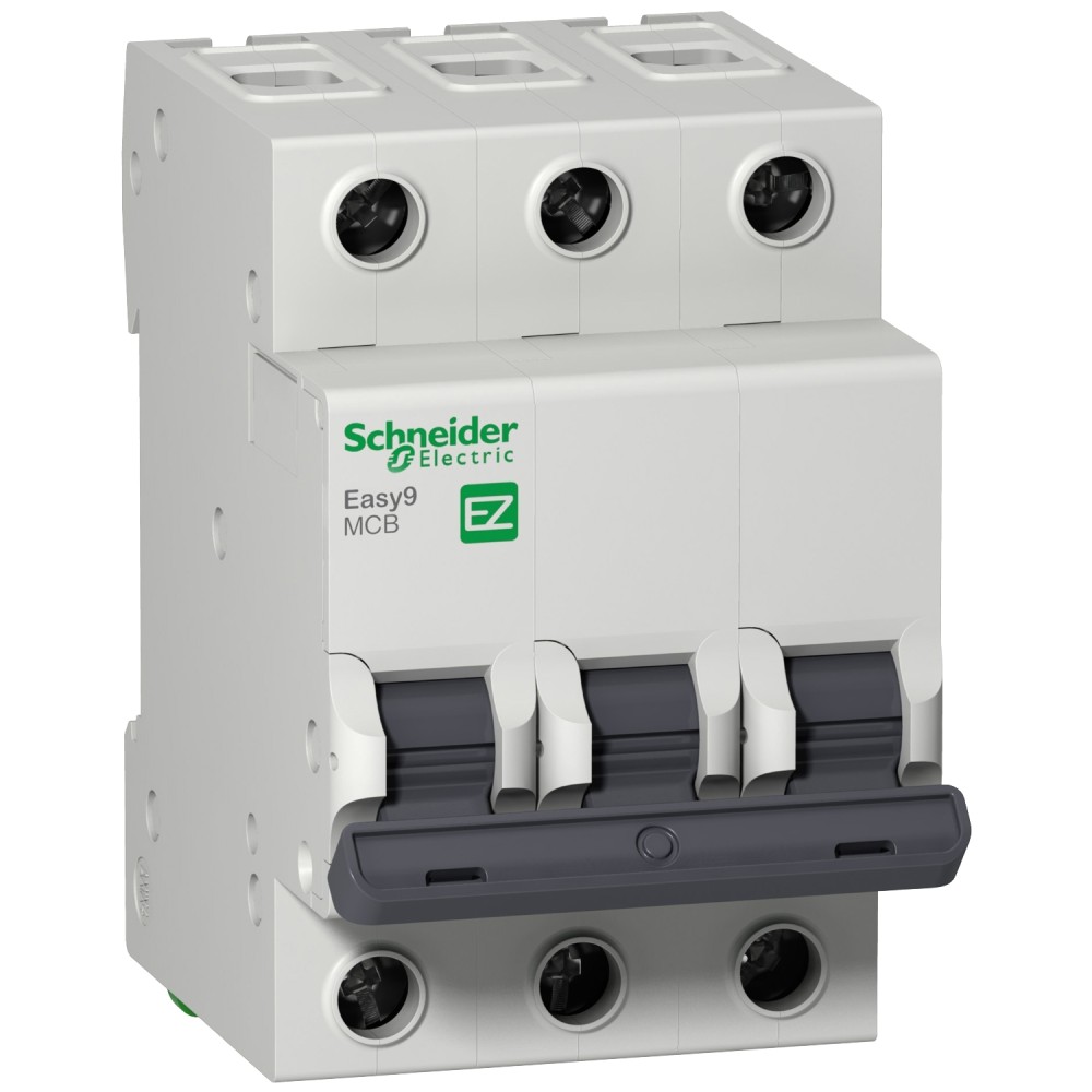 INTERRUPTOR AUT TERMOMAG P/RIEL 3P 20A 230/400VAC 10/6KA EASY9 EZ9F56320