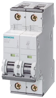 INTERRUPTOR AUT TERMOMAG P/RIEL 2P 63A 220/440VAC 10/10KA 5SY42637