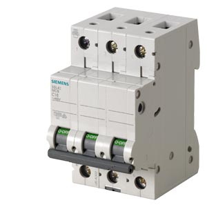 INTERRUPTOR AUT TERMOMAG P/RIEL 3P 25A 220/440VAC 20/10KA 5SL43257RC