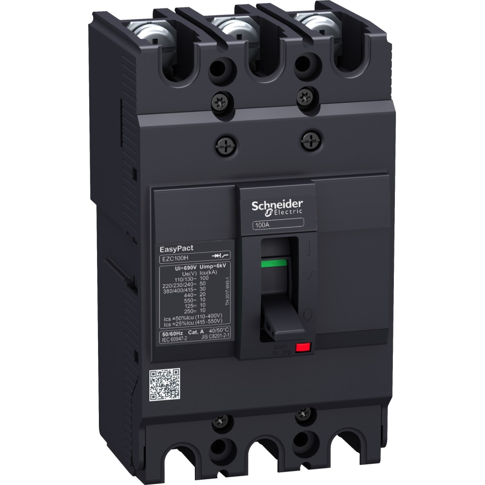 INTERRUPTOR AUT CAJA MOLD 3P FIJO 30A 10KA 440VAC EZC100N3030