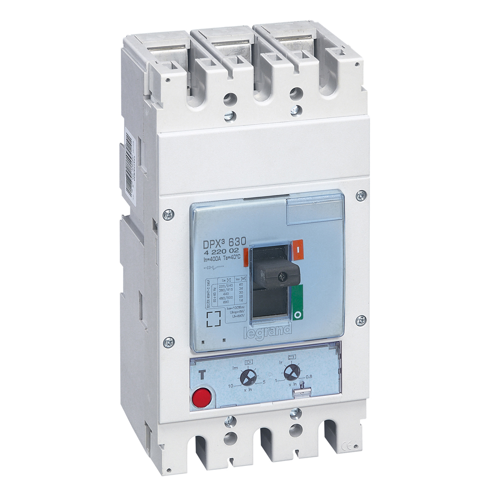 INTERRUPTOR AUT CAJA MOLD 3P REGUL 320-400A 36KA 400VAC DPX3 630 422002