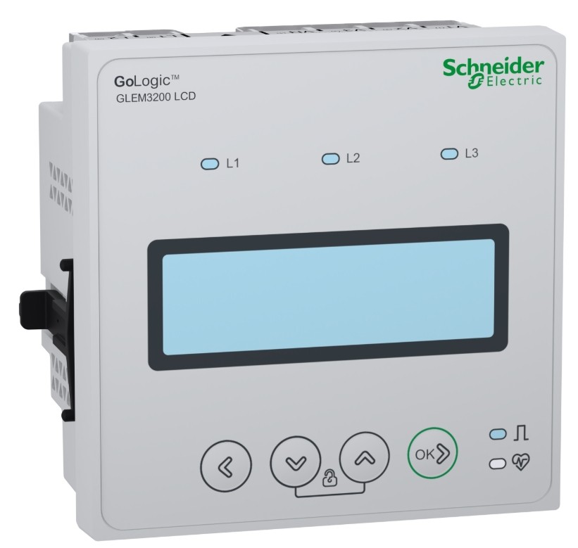 MEDIDOR ENERGIA ACTIVA-REACTIVA DIGITAL TRIF GOLOGIC EM3265 CL0.5 RS485 48-277VAC METSEGLEM3265
