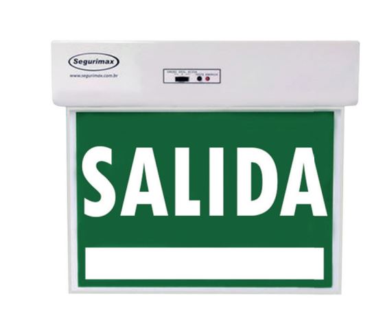 LUMINARIA EMERGENCIA LED SENALIZ SALIDA 3.5W 110-240V 35LM 2H IP20 7 LEDS 24288