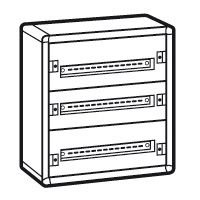 TABLERO MODULAR ADOS METALICO P/TABLERO 72 POLOS 600X 575X 147MM XL3 160 020003