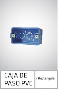 CAJA PVC RECTANGULAR