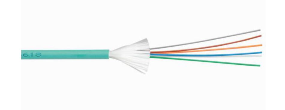 CABLE FIBRA OPTICA MULTIMODO OM4 50/125MM TIGHT BUFFER INT/EXT LSZH 6 HILOS AQUA LCS3 032666