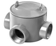 CAJA CONDULET REDONDA TIPO T 1" PARA AREAS PELIGROSAS GRT-0547