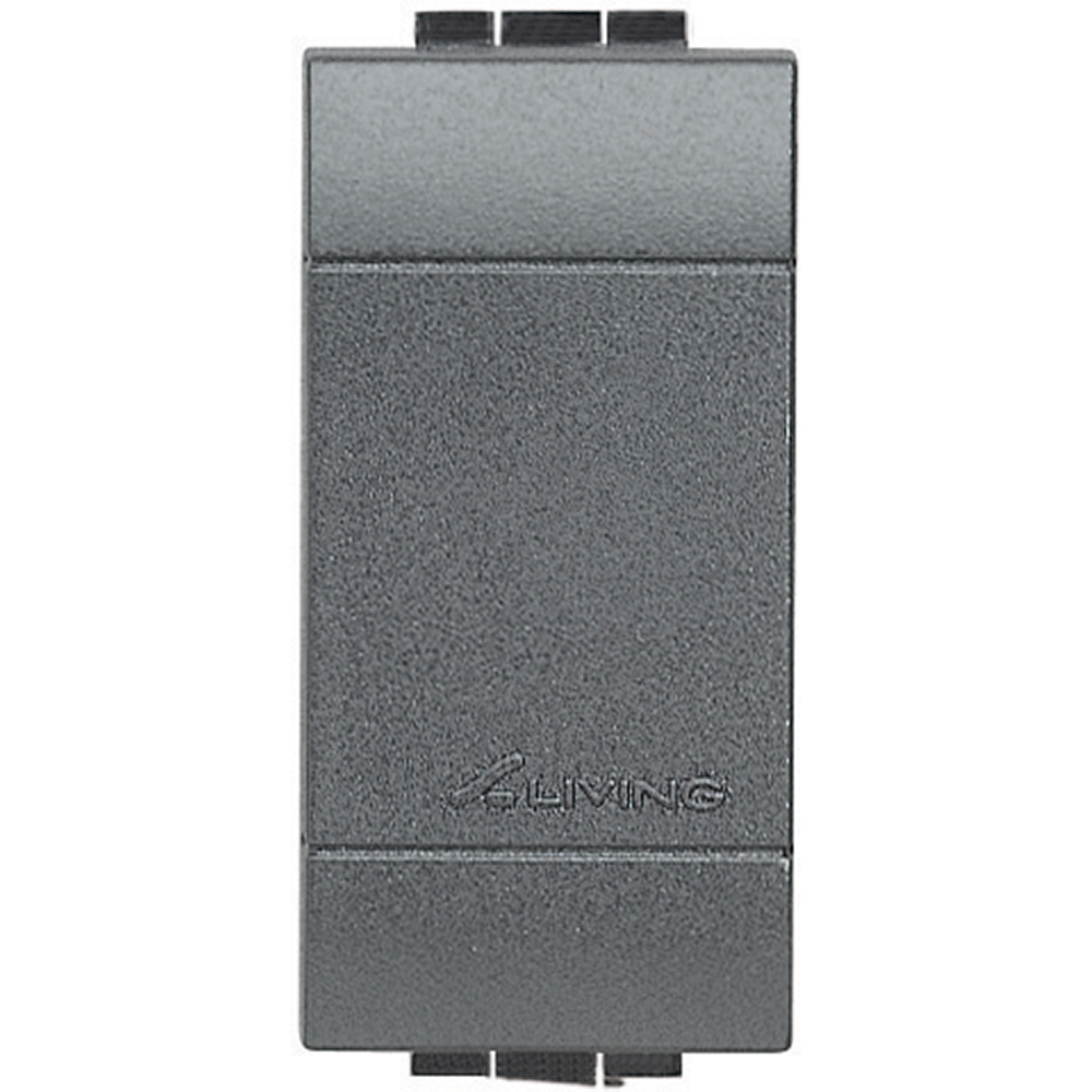 TAPA CIEGA 1 MOD NEGRO  LIVINGLIGHT L4950