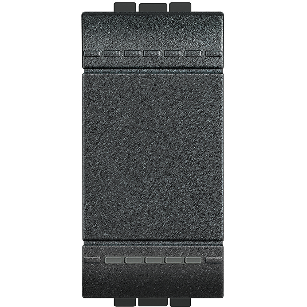 DADO INTERRUP SIMPLE 1P 250V 16A 1 MOD ANTRACITA LIVINGLIGHT L4001N