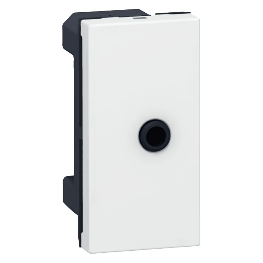 DADO TOMA AUDIO JACK 3.5MM 1 MOD BLANCO C/BORNERA MOSAIC 078764