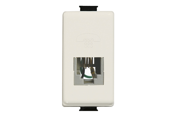 DADO TOMA TELEFONO RJ11 1 MOD MARFIL MATIX A5982C