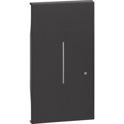 CUBRE TECLA 2 MOD ON / OFF NEGRO LIVING NOW KG42M2