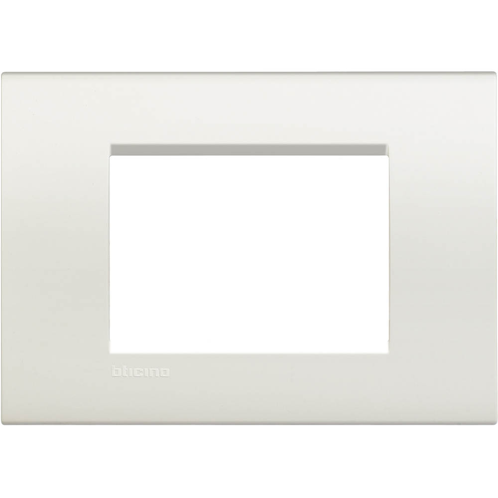 PLACA TECNOPOLIMERO 3 MOD COLOR BLANCO LIVINGLIGHT LNA4803BI