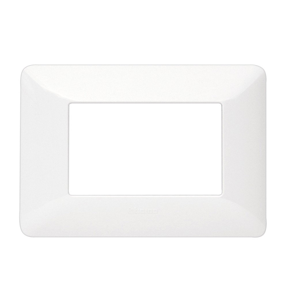 PLACA TECNOPOLIMERO 3 MOD COLOR BLANCO C/SOP MATIX AM503S/3BN