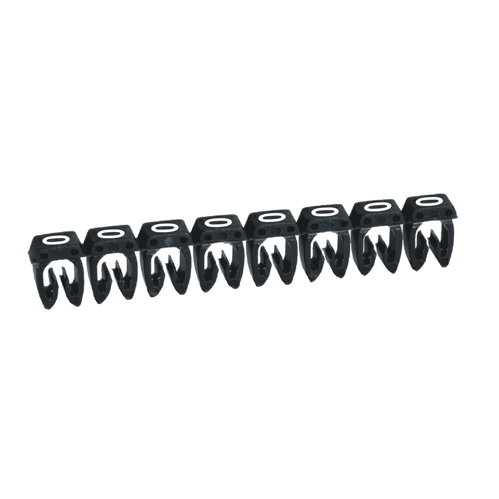 MARCADOR P/CABLE 0.5-1.5MM2 NRO 0 NEGRO CAB3 038210