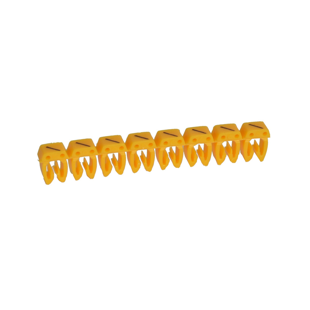MARCADOR P/CABLE 4-6MM2 SIGNO "/ " AMARILLO CAB3 038290