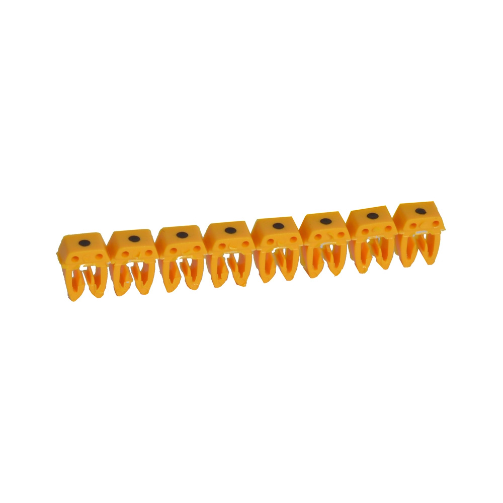 MARCADOR P/CABLE 4-6MM2 SIGNO "." AMARILLO CAB3 038291