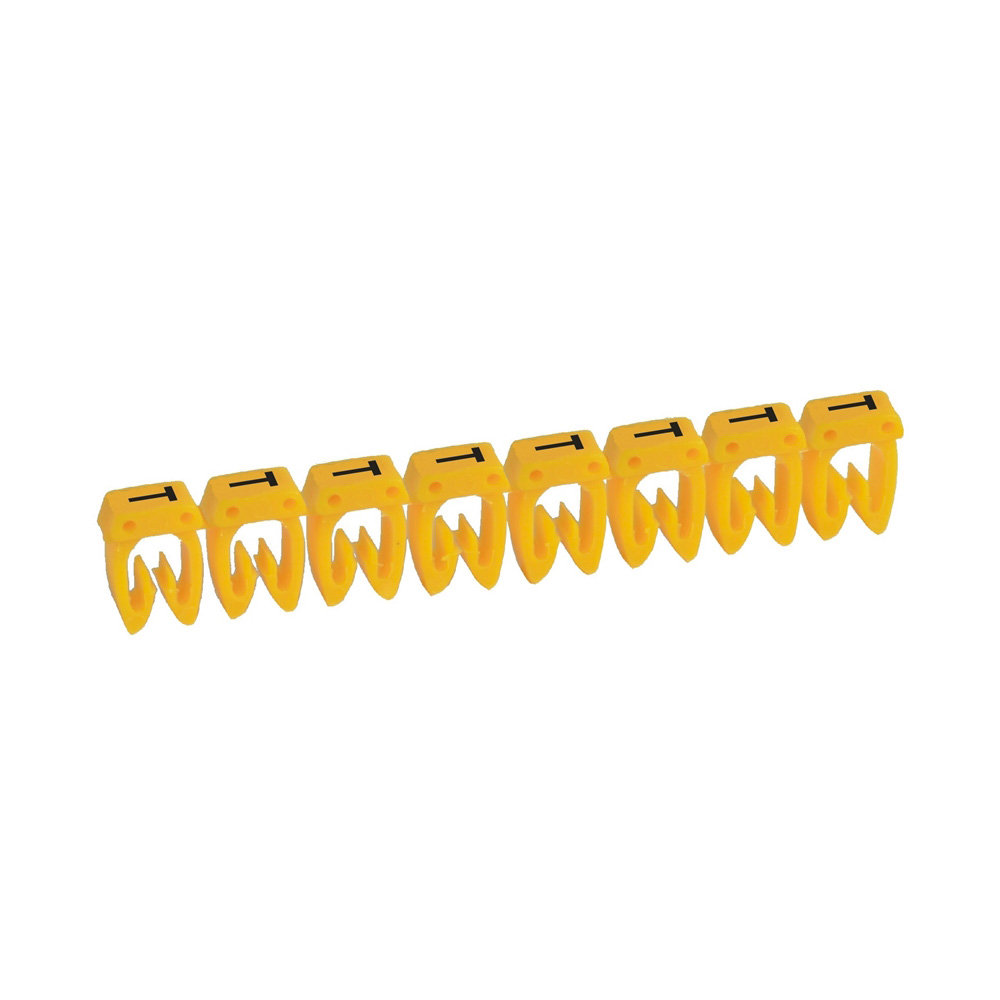 MARCADOR P/CABLE 1.5-2.5MM2 LETRA T AMARILLO CAB3 038349
