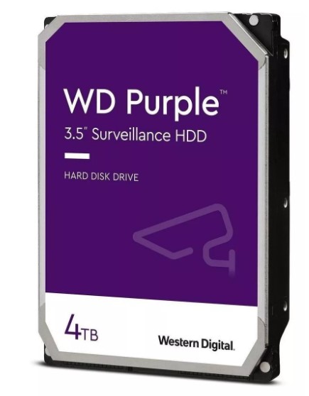 DISCO DURO SERIE PURPURA P/DVR/NVR 4TB WESTER DIGITAL WD40PURU-78