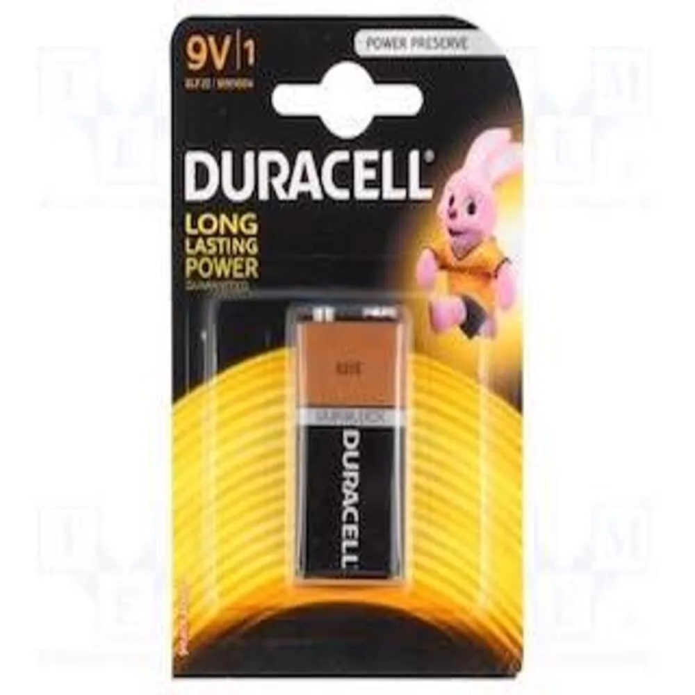 BATERIA DE 9 VOLT. ALKALINA  MN 1604