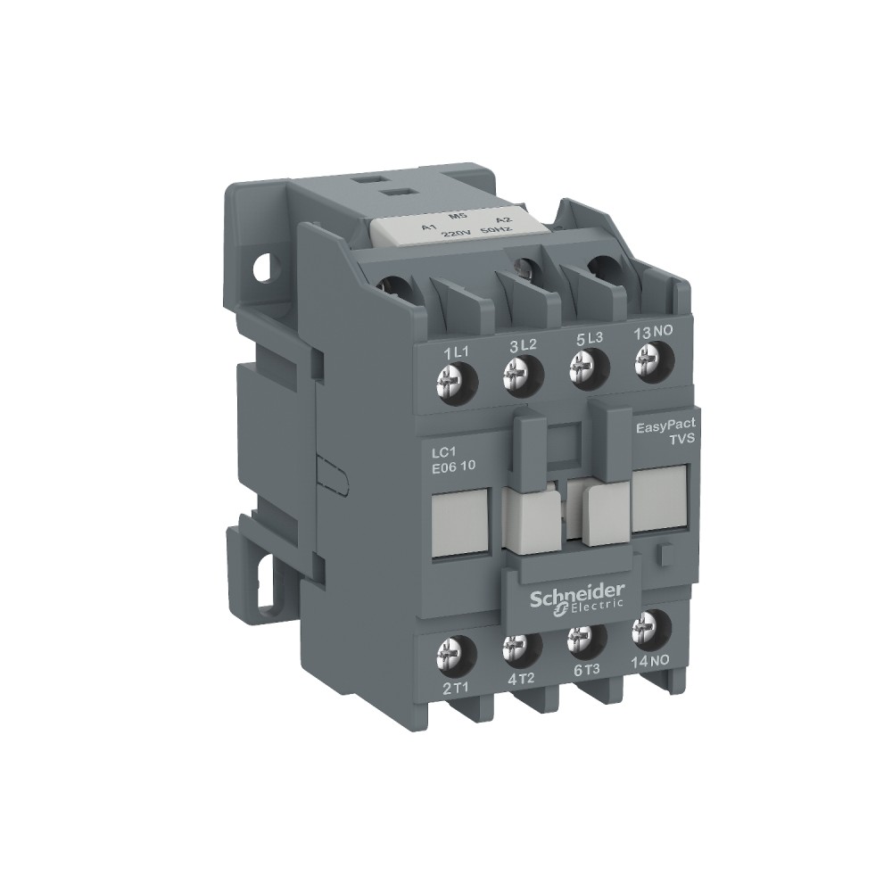 CONTACTOR POTENCIA MAGNETICO 3P 25A AC3 220VAC 1NA EASYPACT LC1E2510M6